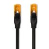 Kabel patchcord UTP | kat.6 | 2 x RJ-45 | High speed 1Gb/s |     Pozłacane styki | 15m | Czarny